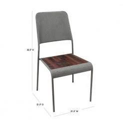 38.5 in. Riley Modern Rustic Chair (Set of 2) by FirsTime & Co. 8 38.5 in. Riley Modern Rustic Chair (Set of 2) by FirsTime & Co. -Sorbus Sales Store antique gray antique wood firstime co dining chairs 70089 40 1000