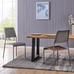 38.5 in. Riley Modern Rustic Chair (Set of 2) by FirsTime & Co.