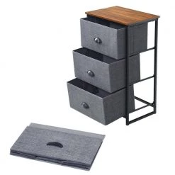 12 in. Black 29 in. Rectangular MDF End Table with 3 Drawers by ANGELES HOME 14 12 in. Black 29 in. Rectangular MDF End Table with 3 Drawers by ANGELES HOME -Sorbus Sales Store black angeles home end side tables sa61 9hw419bk 1f 1000