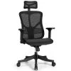 Black Mesh Headrest, Armrest and Seat Height Adjustable High Back Ergonomic Office Chair by ANGELES HOME -Sorbus Sales Store black angeles home ergonomic chairs m10 8cb109dk 64 1000
