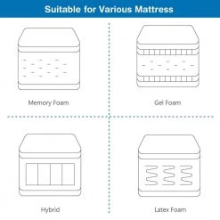 78 in. W Black Queen Metal Frame Adjustable Bed Base Electric Bed Frame with Massage Modes Platform Bed by ANGELES HOME -Sorbus Sales Store black angeles home platform beds hw67 8ck 766 c3 1000