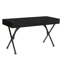 54 x 22 x 29 in. Rectangular Wood Black Carter Writing Desk by FirsTime & Co. -Sorbus Sales Store black firstime co writing desks 70318 77 1000