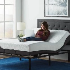 Standard Adjustable Bed Base - Queen by Lucid Comfort Collection -Sorbus Sales Store black lucid comfort collection adjustable beds hdlul100qqab a0 1000