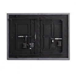 Queen Deluxe Adjustable Bed Base with Wireless Remote and Smart App by Lucid Comfort Collection -Sorbus Sales Store black lucid comfort collection adjustable beds lucclpremqqab 76 1000