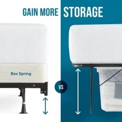 14 in. Steel Platform Bed Frame - Queen by Lucid Comfort Collection -Sorbus Sales Store black lucid comfort collection platform beds lucc22qq14fp 4f 1000