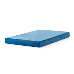 6 in. Medium-Firm Waterproof Gel Memory Foam Tight Top Youth Twin Mattress with Blue Cover by Lucid Comfort Collection -Sorbus Sales Store blue lucid comfort collection mattresses lucc06tt30gfbl 44 1000