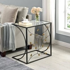22 x 15.75 x 24 in Rectangular Metal FirsTime & Co. Bronze Lark And Branches End Table -Sorbus Sales Store bronze firstime co end side tables 70529 31 1000