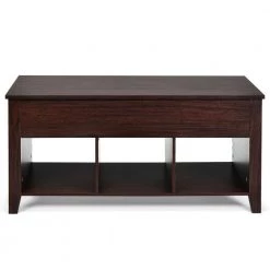 41 in. Lift Top Wooden Coffee Table with Storage Lower Shelf, Brown by ANGELES HOME -Sorbus Sales Store brown angeles home coffee tables sa61 9hw337cf fa 1000