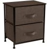 Nighstand 3-Drawer Dresser Brown 17.75 in. L x 11.87 in. W x 20 in. H by Sorbus 2 Nighstand 3-Drawer Dresser Brown 17.75 in. L x 11.87 in. W x 20 in. H by Sorbus -Sorbus Sales Store brown sorbus dressers drw 2d brn 64 1000