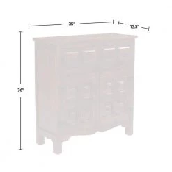 35 x 13.5 x 36 in Rectangular Wood FirsTime and Co. Dark Brown Bodhi Cabinet by FirsTime & Co. -Sorbus Sales Store dark brown firstime co accent cabinets 70334 4f 1000