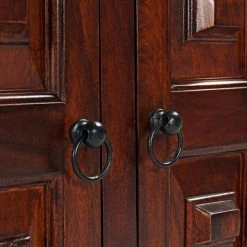 35 x 13.5 x 36 in Rectangular Wood FirsTime and Co. Dark Brown Bodhi Cabinet by FirsTime & Co. -Sorbus Sales Store dark brown firstime co accent cabinets 70334 fa 1000