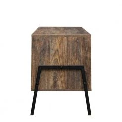 43.31 in. Espresso Modern TV Stand Console with Cable Management Hole and a Storage Cabinet by ANGELES HOME -Sorbus Sales Store espresso angeles home tv stands myf37248r 4f 1000