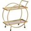 Gold Odessa Bar Cart by FirsTime & Co. -Sorbus Sales Store gold firstime co bar carts 70123 64 1000