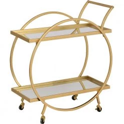 Gold Odessa Bar Cart by FirsTime & Co.