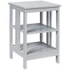 16 in. W x 16 in. D x 24 in. H 3-Tier Accent Side Table in Gray by ANGELES HOME 1 16 in. W x 16 in. D x 24 in. H 3-Tier Accent Side Table in Gray by ANGELES HOME -Sorbus Sales Store gray angeles home end side tables m65 8hw689gr 64 1000