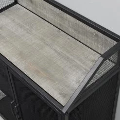 31.5 x 15.75 x 37.5 in. Rectangular Wood Dark Silver And Gray Sylvia Bar Cart by FirsTime & Co. -Sorbus Sales Store gray firstime co bar carts 70504 c3 1000