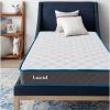 7 in. Firm Bonnell Spring Tight Top Twin Mattress by Lucid Comfort Collection -Sorbus Sales Store gray lucid comfort collection mattresses lucc07ttgrsp 64 1000