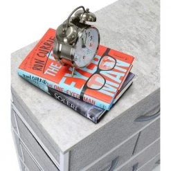 39.5 in. L x 11.5 in. W x 39.5 in. H 9-Drawer Gray Rustic Dresser with Steel Frame Wood Top Easy Pull Fabric Bins by Sorbus -Sorbus Sales Store gray rustic sorbus dressers drw 9d gry fa 1000