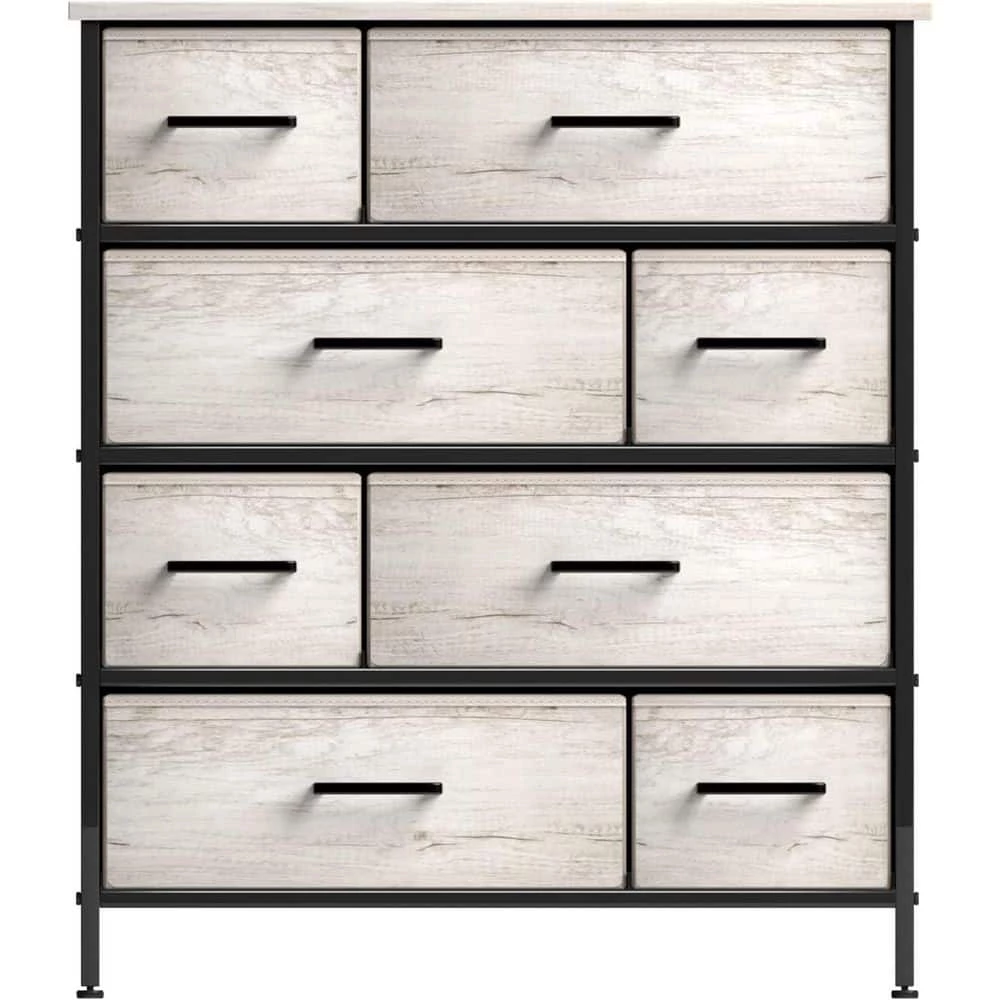8-Drawer Greige Dresser Steel Frame Wood Top Easy Pull Fabric Bins 11.5 in. L x 34 in. W x 36 in. H by Sorbus 10 8-Drawer Greige Dresser Steel Frame Wood Top Easy Pull Fabric Bins 11.5 in. L x 34 in. W x 36 in. H by Sorbus - Image 8