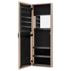 43 in. Rustic Arch Jewelry Armoire by FirsTime & Co. -Sorbus Sales Store light brown firstime co jewelry armoires 81007 66 1000