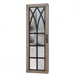 43 in. Rustic Arch Jewelry Armoire by FirsTime & Co. -Sorbus Sales Store light brown firstime co jewelry armoires 81007 fa 1000