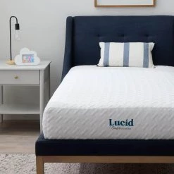 8 in. Plush Gel Memory Foam Tight Top Twin XL Mattress by Lucid Comfort Collection