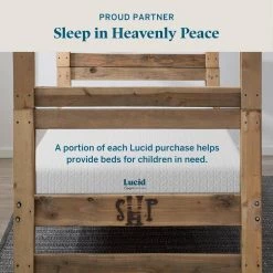 8 in. Plush Gel Memory Foam Tight Top Twin XL Mattress by Lucid Comfort Collection -Sorbus Sales Store lucid comfort collection mattresses lucc08tx45gf 76 1000