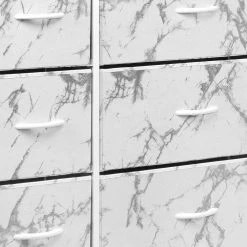 5-Drawer Greige Dresser Steel Frame Wood Top Easy Pull Fabric Bins 11.87 in. L x 39.5 in. W x 24.62 in. H by Sorbus -Sorbus Sales Store marble white sorbus dressers drw 12d mww1 76 1000