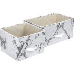 5-Drawer Gray Dresser Steel Frame Wood Top Easy Pull Fabric Bins 11.87 in. L x 39.5 in. W x 24.62 in. H by Sorbus -Sorbus Sales Store marble white sorbus dressers drw cu5 mww1 fa 1000