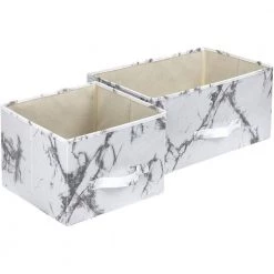 6-Drawer Black Dresser Steel Frame Wood Top Easy Pull Fabric Bins 11.75 in. L x 31.5 in. W x 24.62 in. H by Sorbus -Sorbus Sales Store marble white sorbus dressers drw cu6 mww1 fa 1000