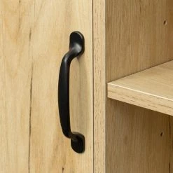 57.87 in. Modern Oak Media Console Cabinet TV Stand for TVs Upto 55 in. by ANGELES HOME 22 57.87 in. Modern Oak Media Console Cabinet TV Stand for TVs Upto 55 in. by ANGELES HOME -Sorbus Sales Store oak angeles home tv stands myf37253r 76 1000