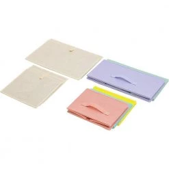 5-Drawer Pastel Black Dresser Steel Frame Wood Top Easy Pull Fabric Bins 11.87 in. L x 39.5 in. W x 24.62 in. H by Sorbus -Sorbus Sales Store pastel black sorbus kids dressers drw cu5 pasblk 76 1000