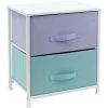 Nighstand 2-Drawer Pastel Dresser 17.75 in. L x 11.87 in. W x 20 in. H by Sorbus -Sorbus Sales Store pastel sorbus dressers drw 2d pas 64 1000