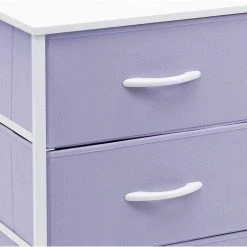 11.75 in. L x 31.5 in. W x 24.62 in. H 6-Drawer Purple Dresser Steel Frame Wood Top Easy Pull Fabric Bins by Sorbus 20 11.75 in. L x 31.5 in. W x 24.62 in. H 6-Drawer Purple Dresser Steel Frame Wood Top Easy Pull Fabric Bins by Sorbus -Sorbus Sales Store purple sorbus kids dressers drw cu6 pu 76 1000