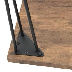 3-Pieces 45.3 in. Rectangle Rustic Brown Dining Set with 2 Benches, Dining Set for 4 by ANGELES HOME -Sorbus Sales Store rustic brown angeles home dining room sets m63aadr870 1f 1000