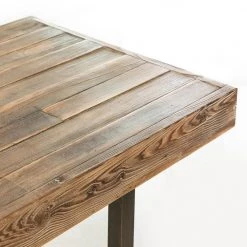 Stuart 54 in. Weathered Brown Standard Rectangle Metal Console Table by FirsTime & Co. -Sorbus Sales Store weathered brown firstime co console tables 70183 c3 1000