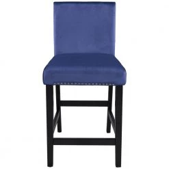 5-Piece Rectangle Wood Top White Counter Height Dining Table Set with 4 Upholstered Dining Chairs by ANGELES HOME -Sorbus Sales Store white angeles home dining room sets 8cksh 192aap 1f 1000