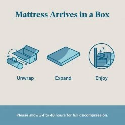 Dual Layer SureCool 5in. Firm Gel Memory Foam Tight Top Twin Mattress by Lucid Comfort Collection -Sorbus Sales Store white lucid comfort collection mattresses lucc05tt45gf 40 1000