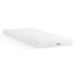 Dual Layer SureCool 5in. Firm Gel Memory Foam Tight Top Twin Mattress by Lucid Comfort Collection -Sorbus Sales Store white lucid comfort collection mattresses lucc05tt45gf c3 1000