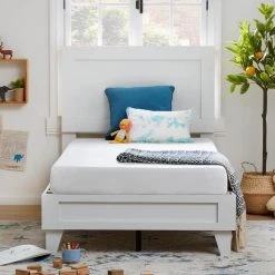 6 in. Medium-Firm Waterproof Gel Memory Foam Tight Top Youth Twin Mattress with White Cover by Lucid Comfort Collection