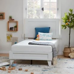 6 in. Medium-Firm Waterproof Gel Memory Foam Tight Top Youth Twin Mattress with White Cover by Lucid Comfort Collection -Sorbus Sales Store white lucid comfort collection mattresses lucc06tt30gfwh c3 1000