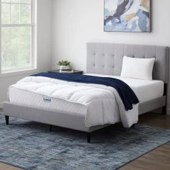 10in. Plush Gel Memory Foam Tight Top Full Mattress by Lucid Comfort Collection -Sorbus Sales Store white lucid comfort collection mattresses lucc10ff30gf 1d 1000