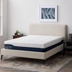 10 in. Queen Gel and Aloe Vera Hybrid Memory Foam Mattress by Lucid Comfort Collection -Sorbus Sales Store white lucid comfort collection mattresses lucc10qq38gh 77 1000
