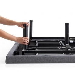 Deluxe Adjustable Bed and 10 in. Medium Gel Memory Foam Queen Mattress Set by Lucid Comfort Collection -Sorbus Sales Store white lucid comfort collection mattresses lucc10qq3pl6lp 4f 1000