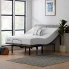 Deluxe Adjustable Bed and 10 in. Medium Gel Memory Foam Queen Mattress Set by Lucid Comfort Collection -Sorbus Sales Store white lucid comfort collection mattresses lucc10qq3pl6lp 64 1000
