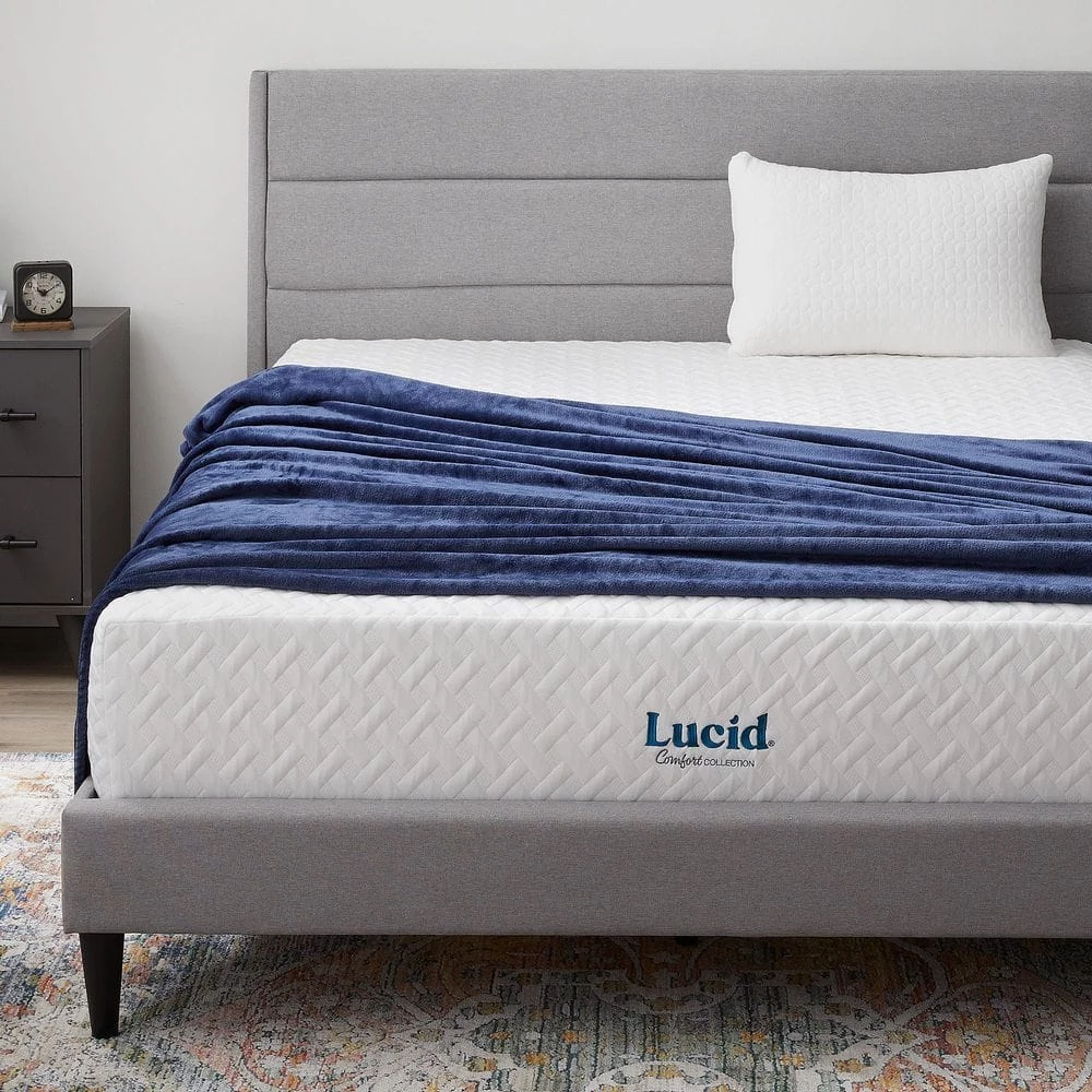 SureCool 12in. Firm Gel Memory Foam Tight Top Queen Mattress by Lucid Comfort Collection 13 SureCool 12in. Firm Gel Memory Foam Tight Top Queen Mattress by Lucid Comfort Collection - Image 11