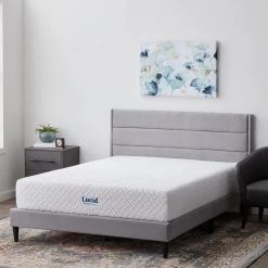 SureCool 12in. Firm Gel Memory Foam Tight Top Queen Mattress by Lucid Comfort Collection 18 SureCool 12in. Firm Gel Memory Foam Tight Top Queen Mattress by Lucid Comfort Collection -Sorbus Sales Store white lucid comfort collection mattresses lucc12qq45mf a0 1000