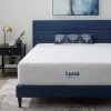 SureCool 14in. Medium Gel Memory Foam Tight Top Queen Mattress by Lucid Comfort Collection -Sorbus Sales Store white lucid comfort collection mattresses lucc14qq45mf 64 1000